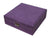 Sodynee® Purple Two-Layer Lint Jewelry Box Organizer Display Storage Case with Lock